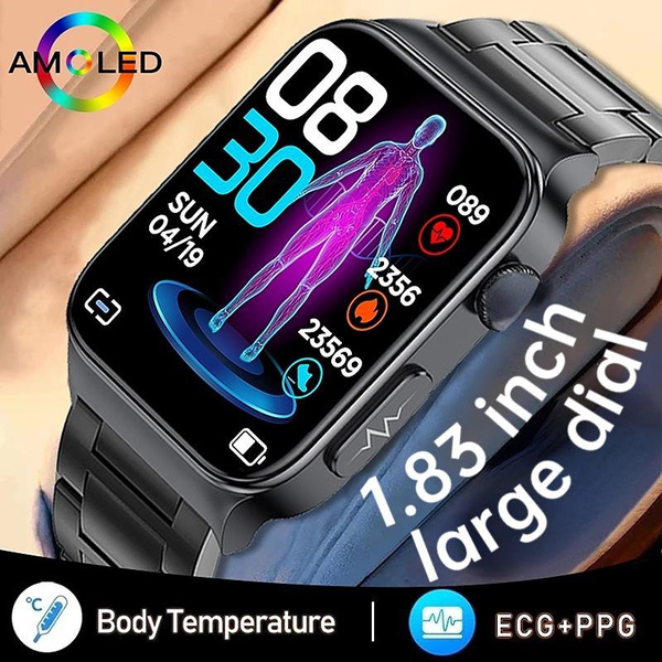 New Blood Glucose Monitor Health Smart Watch Men ECG Women