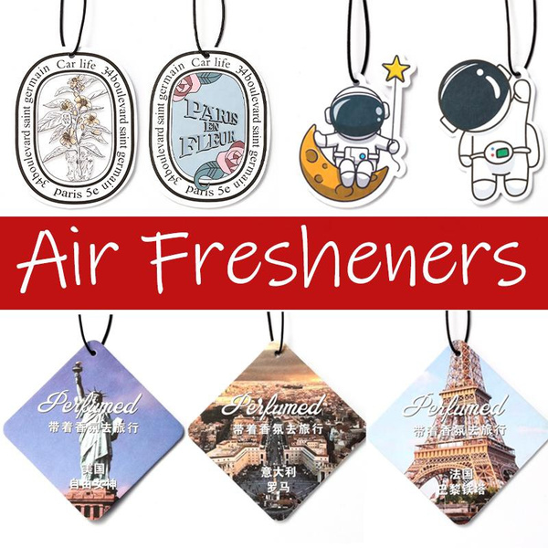 Personalized Car Air Freshener, Double Face Smell Air Fresheners With