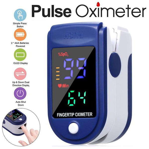 CONTEC OLED Finger Pulse Oximeter – Blood Oxygen & Heart Rate Monitor
