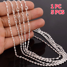 Chain Necklace, 925 sterling silver, Jewelry, Chain
