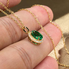 gemstonenecklace, gold, Romantic, necklace for women