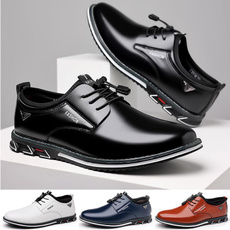 Plus Size, leather shoes, Office, men's fashion shoes
