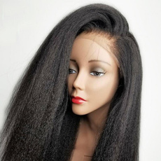 brazilianvirginhumanhairwig, popularwigforwomen, kinkystraighthairwig, Lace