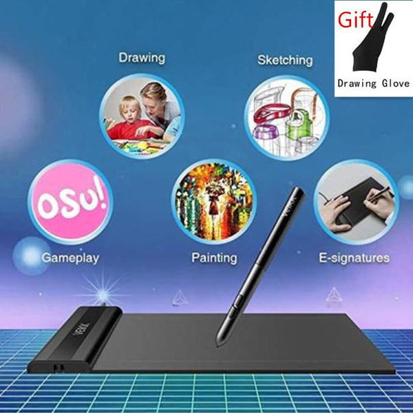 Digital Drawing Tablet 5080LPI 4 X 6 Inch Writing Painting Graphics