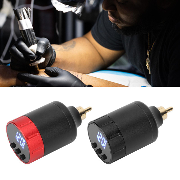 Cordless Tattoo Power Supply Adjustable Voltage Tattoo Pen 1500mAh