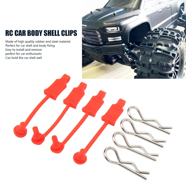 4 Sets RC Car Body Shell Clip Retainers For Losi Lasernut U4 1/10