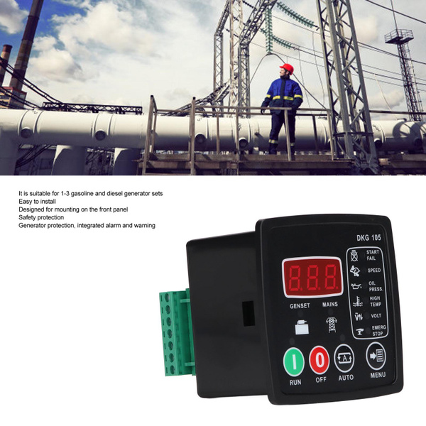NEWEST Generator Engine Controller Auto Start Stop Diesel Engine ...