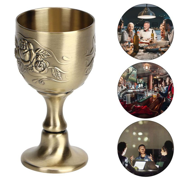 Large metal online goblet