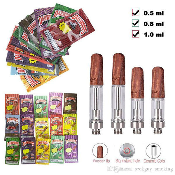 10/20pcs Dabwoods Cartridge Wood Tip DABWOODS Carts TH105 TH205 Vapes ...