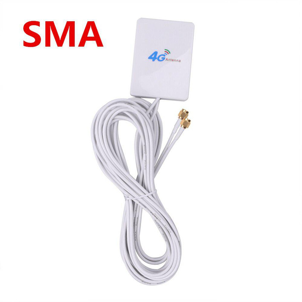 Antenne TS9 5dBi 4G/LTE - Lot De 2 - Pour Amplificateur Signal Mobile, Routeur 4G - Connecteur TS9 - 10