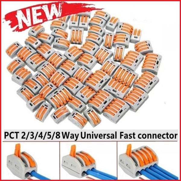 2/3/4/5/8 Way Wire Connector Universal Compact Wiring Connection ...