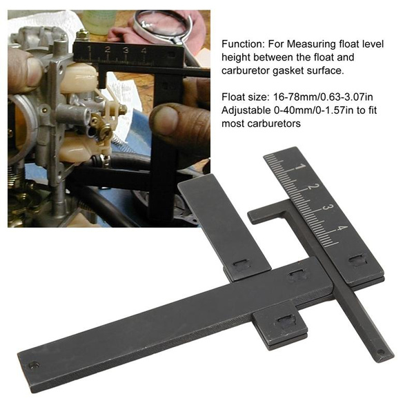 Carburetor Carb Float Level Gauge Motorcycle Tool For Any Motorbike Metric Display 0‑40mm