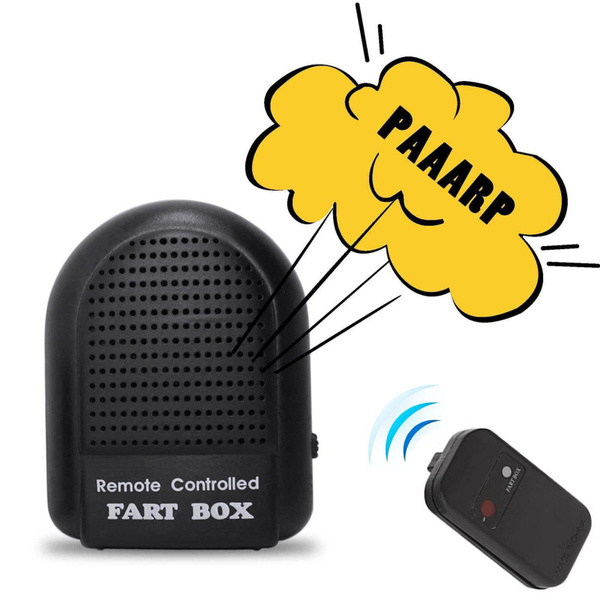 Remote Controlled Electronic Fart Machine Box Farting Sound Family Fun