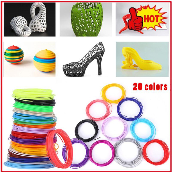 3D Pen Filament PCL 1.75mm Printing Filaments 5M 20 Colors | Wish