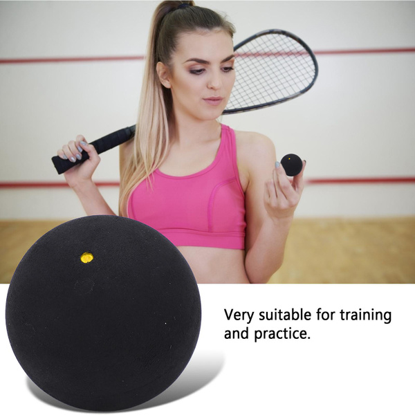 Squash Ball,37mm Single Dot Squash Balls Rubber Squash Racket Balls For