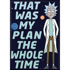 Superhero, unisex, rickmorty, Metal
