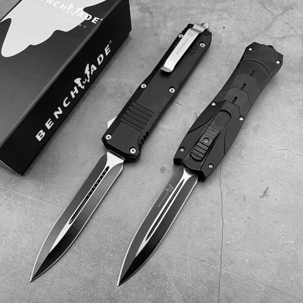 2023 Benchmade OTF Quick Slide Open Jump Knife Arrow Double Blade