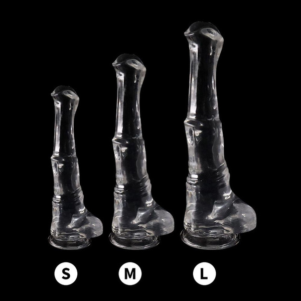 Female Masturbator Oversized Horse Dildo Long Dildos - S/M/L | Wish