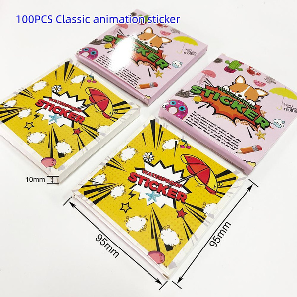 100PCS animation sticker DIY graffiti sticker cartoon sticker Wish
