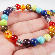 Crystal Bracelet, 8MM, Yoga, Jewelry