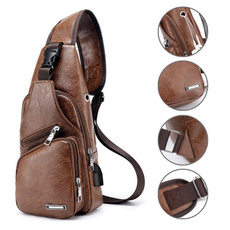 zipperbag, usb, Shoulder Bags, leather