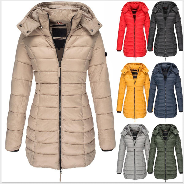 YMING Women's Long Down Vest - Oversized Quilted Hooded Winter Jacket