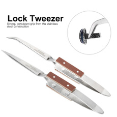 Jewelry, stainless steel tweezer, Tweezers, curvedtweezer