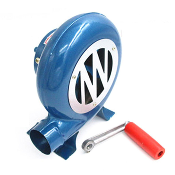120W Hand Crank Blower Barbecue Fan Manual Blower Household Air Blower