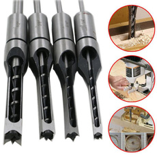 hssdrillbitset, Steel, woodchisel, squareholedrill