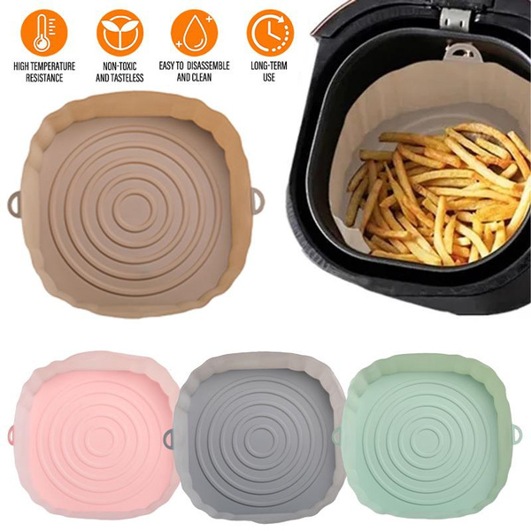 Reusable Silicone Air Fryer Liner - Non-stick Baking Tray For Oven