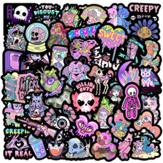 cute, Goth, Stickers, Halloween