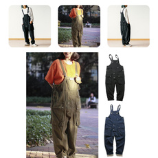 sleeveless, coverall, Men, multiplepocket