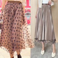 Skirts, Summer, long skirt, elastic waist