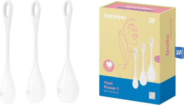 Satisfyer Yoni Power 1 Vagina Balls White Wish