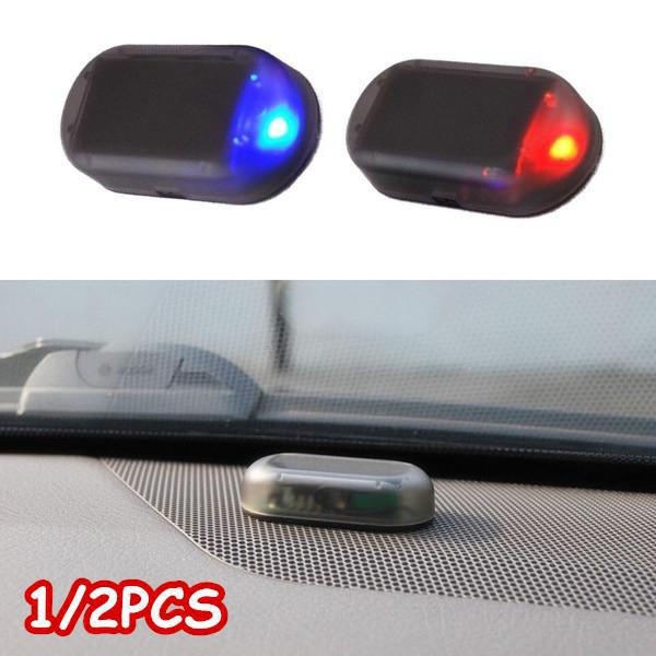 security light blinking in car