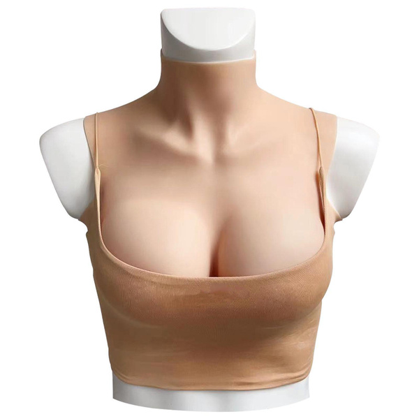  Crossdressing Silicone Breast Plate Fake Chest Shape