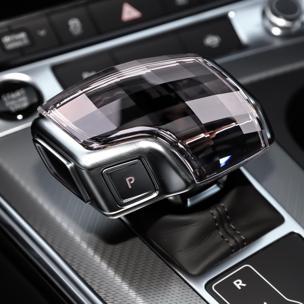 Leva Del Cambio In Cristallo Trasparente Per Audi A6/A7/Q7/Q8/RS6/RS7/SQ8/S8 - Decorazione Interna, Facile Installazione