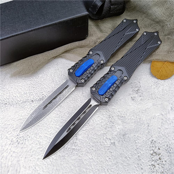 Tactical Knife Adjustable Switchblade Flick Knife OTF Automatic Knife