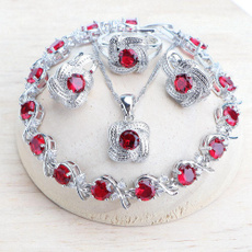 Accesorios de boda, Bridal Jewelry Set, Earring, 925 silver rings