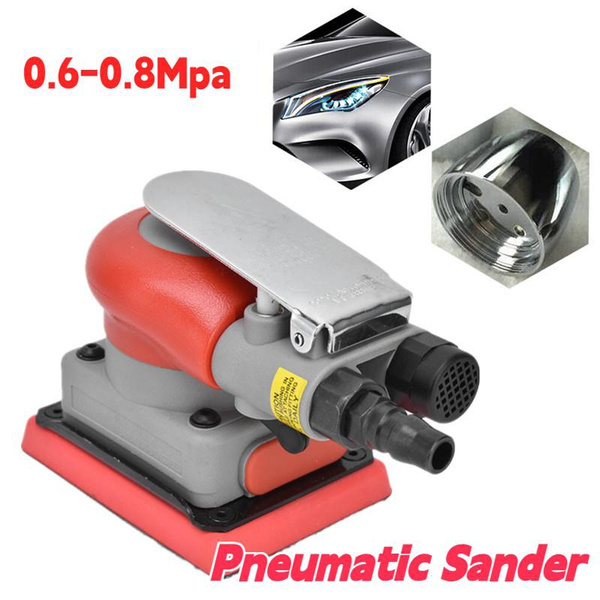 Pneumatic Sander Alloy Steel Squares Sanding Machine Sandpaper Machines