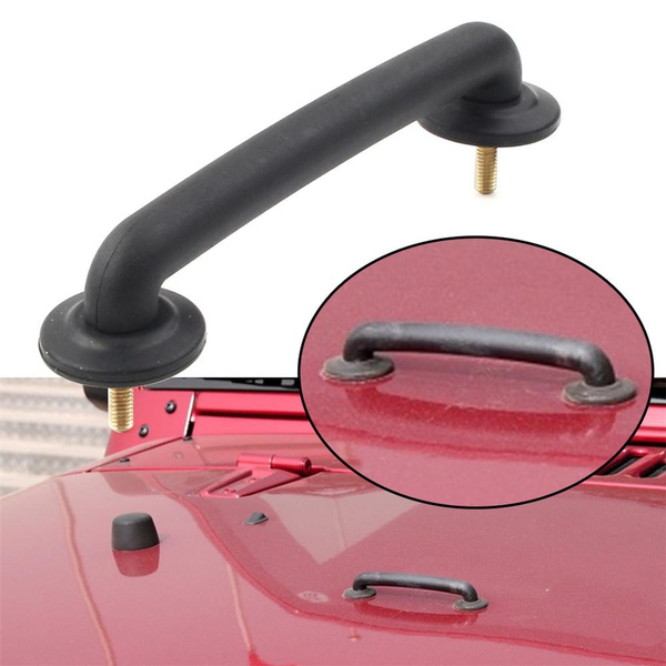 Black Hood Hold Down Bracket 55176422 For Jeep Wrangler JK 20072018 Wish