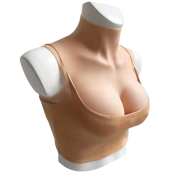 Silicone Breast Forms Fake Boobs Breast Plate C D E G Cup Realistic