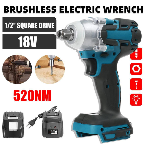 520N.M Brushless Electric Impact Wrench 1/2