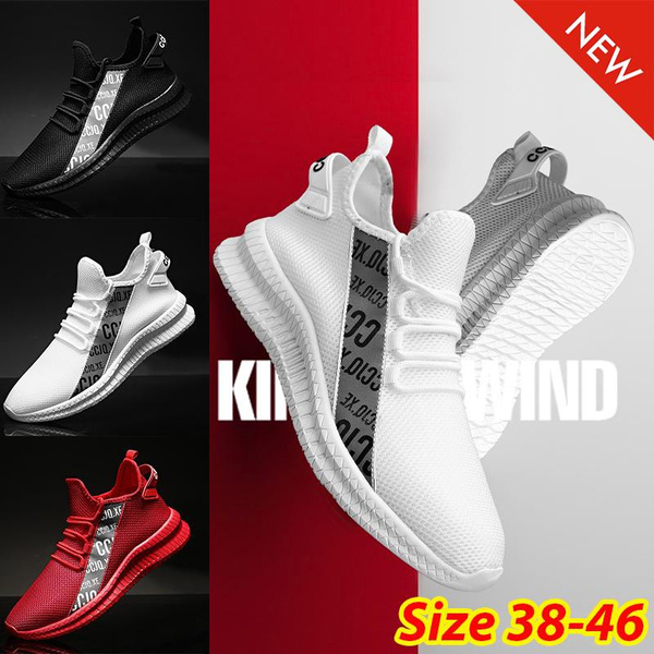 Fashion Mens Nonslip Trainers Mesh Breathable Tennis Shoes Heighten