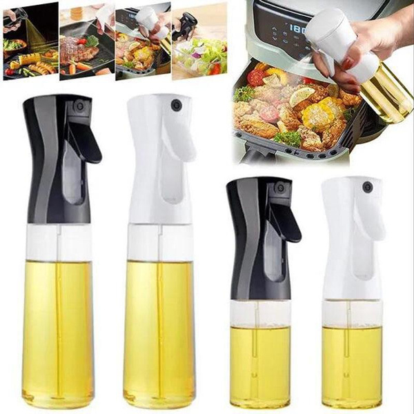 300/200ML Oil Spray Bottle Kitchen Oil Bottle Cooking Baking Vinegar Mist Sprayer Barbecue Spray