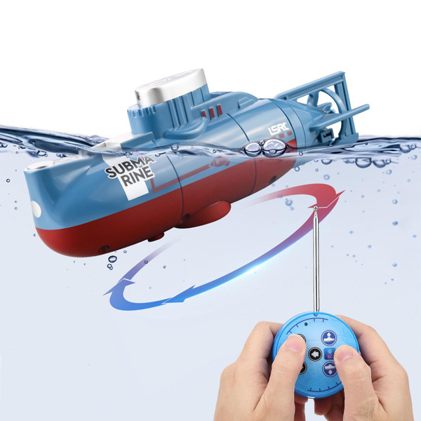 Submarine Toy Sea Wing Star 27MHz Radio Control Submarine Tourism Boat Toy Blue Color main image 1