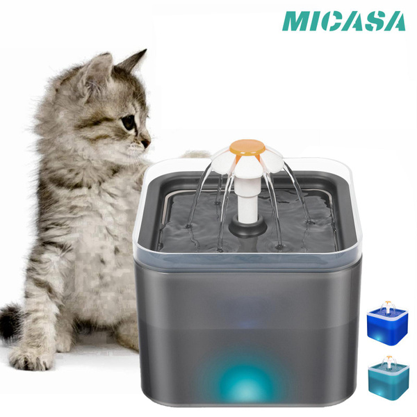 MI CASA Cat Water Drinking Fountain Waterfall 3 Different Flow Designs ...