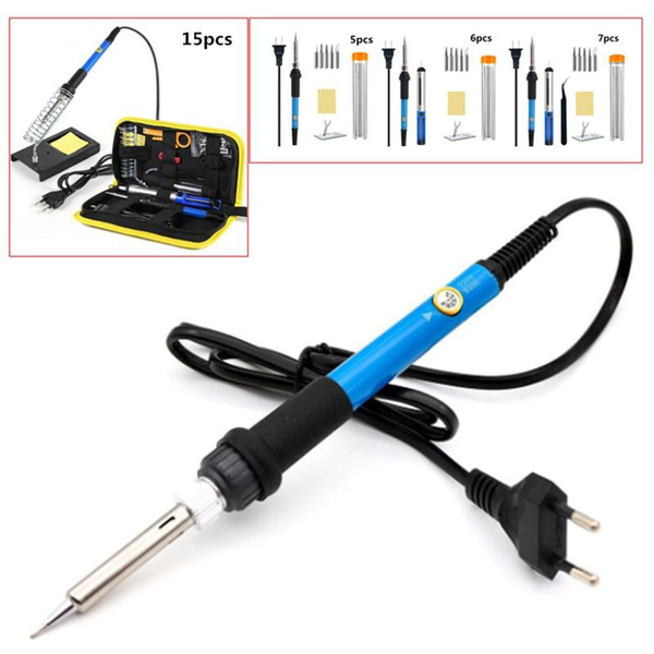 Adjustable Temperature Handheld Soldering Iron Kit Electric Desoldering ...