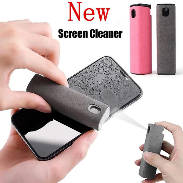 1Pcs 2 In 1 Portable Phone Screen Cleaner Spray For Mobile Phone Screen