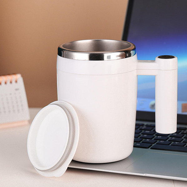 Stainless Steel Self Stirring Mugs, Stainless Steel Coffee Mixing Cup